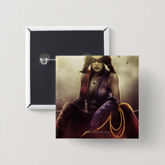 Banner: Harley Vierkante Button 5,1 Cm (Voorkant /achterkant)