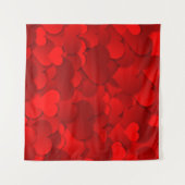 Banner harten textuur een hart wandkleed (Voorkant (horizontaal))