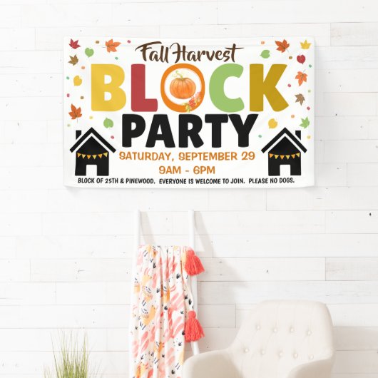 Banner herfst Block Party (Insitu)