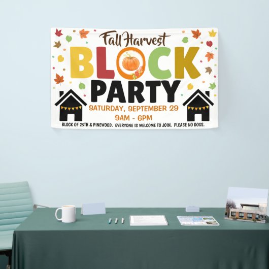 Banner herfst Block Party (Beurs)
