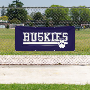 Banner-Huskies voor buiten Spandoek