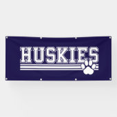 Banner-Huskies voor buiten Spandoek (Horizontaal)