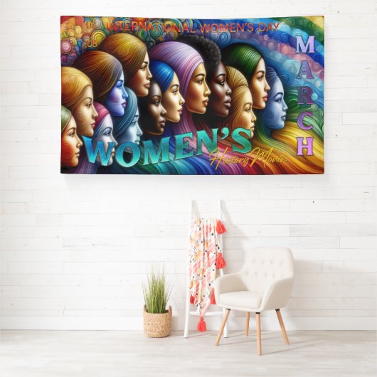 Banner Internationale Vrouwendag (Insitu)
