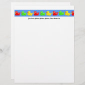 Banner, Jouw naam, adres, adres, adres... Gepersonaliseerd Briefhoofd (Voorkant / Achterkant)