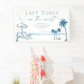 Banner Laatste Toast op de Kust Bachelorette Feest (Insitu)