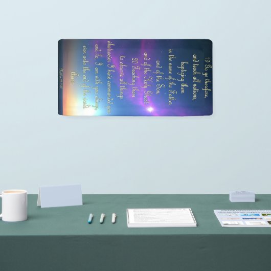 Banner - Matthew 28:19-20 (Beurs)