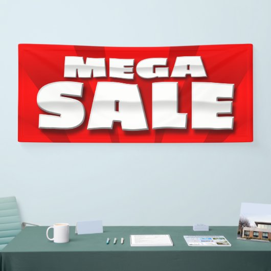 BANNER MEGA SALE - 2,5 x 6' (Beurs)