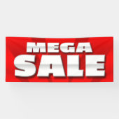 BANNER MEGA SALE - 2,5 x 6' (Horizontaal)