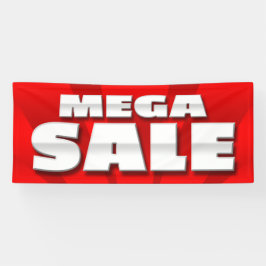 BANNER MEGA SALE - 2,5 x 6'