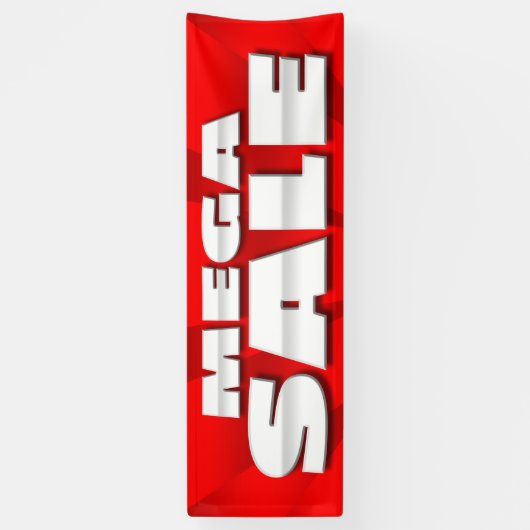 BANNER MEGA SALE - 2,5 x 8' (Verticaal)