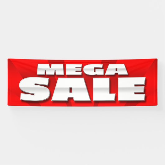 BANNER MEGA SALE - 2,5 x 8' (Horizontaal)