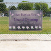 Banner met bouwelen voor gebruik buitenshuis Tulp (Insitu)