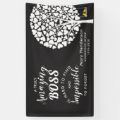 Banner met gelukwensen bij pensionering – Aftakeli (Verticaal)