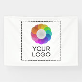 Banner met op maat gemaakt logo (Horizontaal)