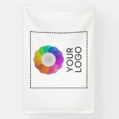 Banner met op maat gemaakt logo (Verticaal)