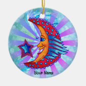 Banner Moon Keramisch Ornament (Voorkant)