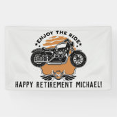 Banner motorfietsretiment (Horizontaal)