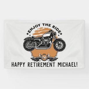Banner motorfietsretiment