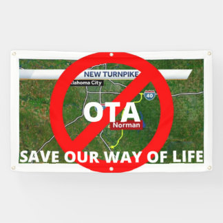 BANNER - NIET MEER TURNPIKES OKLAHOMA
