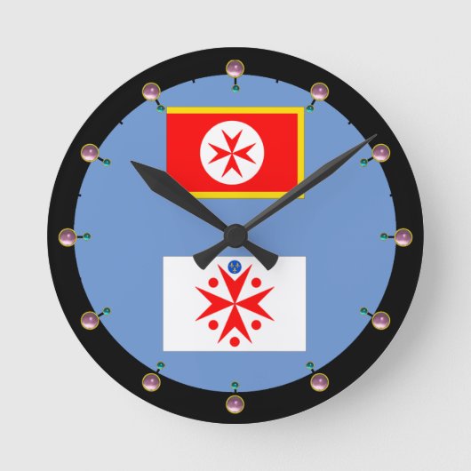 Banner of The Navy Tuscany Medici Ronde Klok (Voorkant)