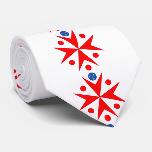 Banner of the Navy Tuscany Medici Stropdas (Opgerold)