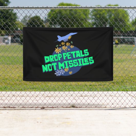 Banner om de oorlog te stoppen (Insitu)