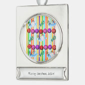 Banner Ornament Geloof Verzilverd Banner Ornament (Links)