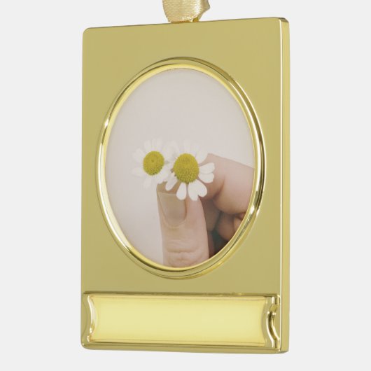 Banner Ornament Verguld Banner Ornament (Links)