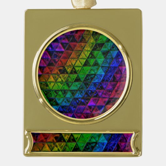 Banner Ornament Verguld Banner Ornament (Voorkant)