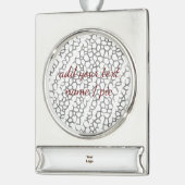 Banner Ornament Verzilverd Banner Ornament (Links)