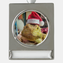 Banner Ornament Verzilverd Banner Ornament