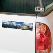 Banner Peak en 1000 Island Lake - John Muir Trail Bumpersticker (Op Truck)