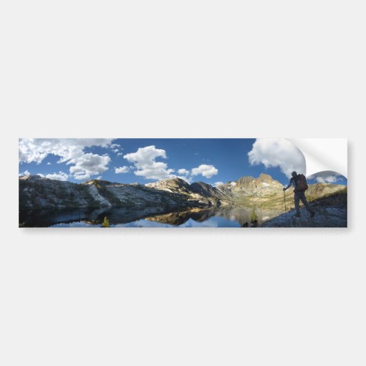 Banner Peak en 1000 Island Lake - John Muir Trail Bumpersticker (Voorkant)