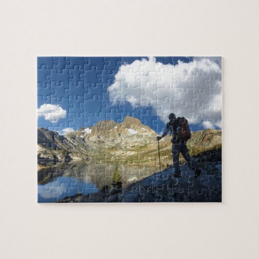 Banner Peak en 1000 Island Lake - John Muir Trail Legpuzzel (Horizontaal)