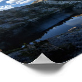 Banner Peak en 1000 Island Lake - John Muir Trail Poster (Hoek)