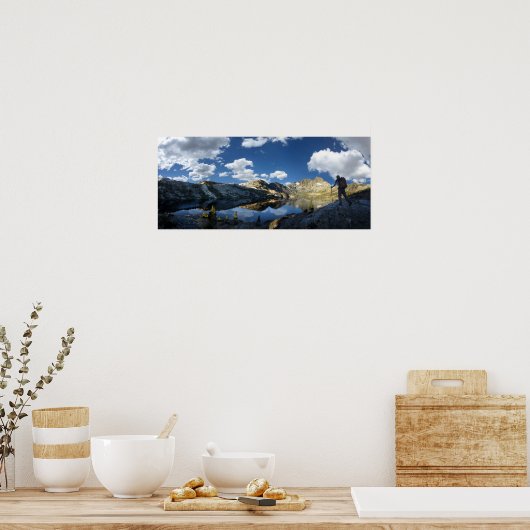 Banner Peak en 1000 Island Lake - John Muir Trail Poster (Keuken)