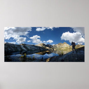 Banner Peak en 1000 Island Lake - John Muir Trail Poster