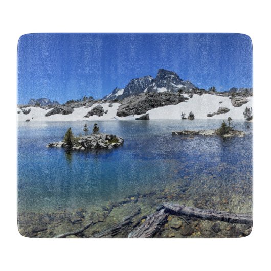 Banner Peak en het bergmeer - Sierra Nevada Snijplank (Voorkant)