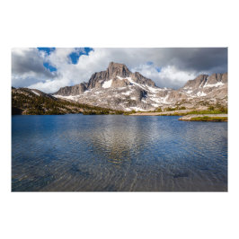 Banner Peak en Thousand Island Lake Foto Afdruk