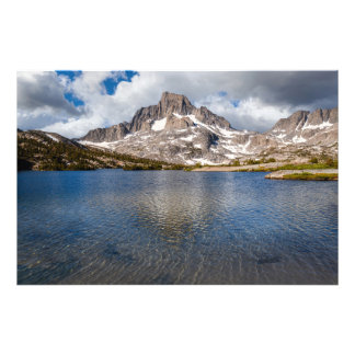 Banner Peak en Thousand Island Lake Foto Afdruk
