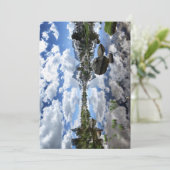 Banner Peak nabij Island Pass - John Muir Trail Feestdagenkaart (Staand voorkant)