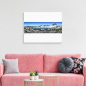 Banner Peak over Garnet Lake - Sierra Nevada Canvas Afdruk (Insitu (Woonkamer))