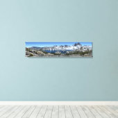 Banner Peak over Garnet Lake - Sierra Nevada Canvas Afdruk (Insitu (Houten vloer))