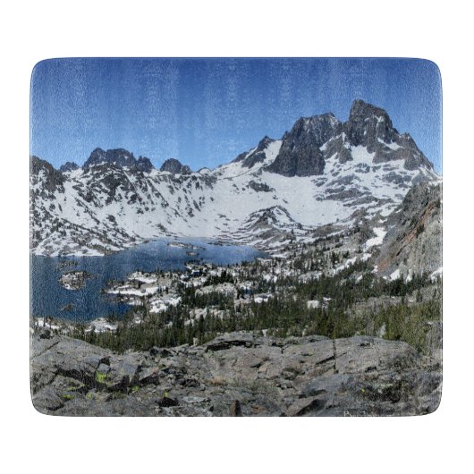 Banner Peak over Garnet Lake - Sierra Nevada Snijplank (Voorkant)
