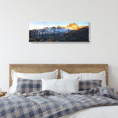 Banner Peak Sunrise Garnet Lake - John Muir Trail Canvas Afdruk (Insitu (Slaapkamer))