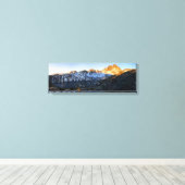 Banner Peak Sunrise Garnet Lake - John Muir Trail Canvas Afdruk (Insitu (Houten vloer))