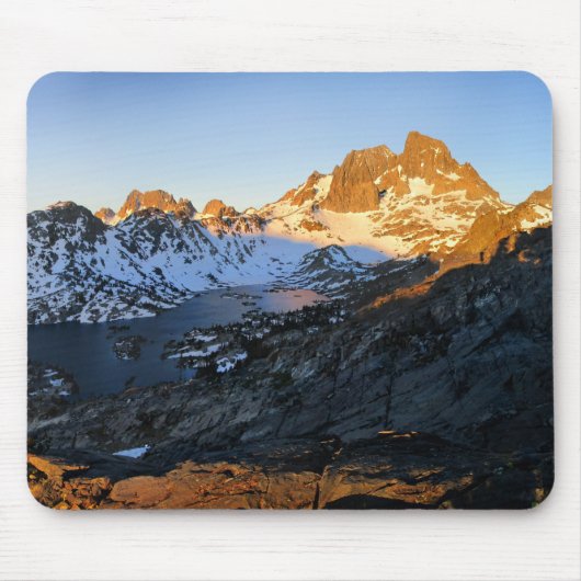 Banner Peak Sunrise Garnet Lake - John Muir Trail Muismat (Voorkant)