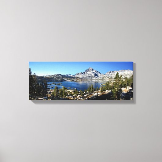 Banner Peak Thousand Lake John Muir Trail Canvas Afdruk (Voorkant)