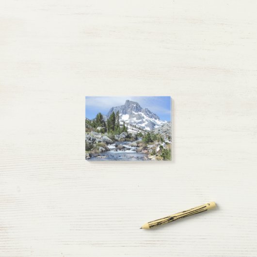 Banner Peak uit Thousand Island - Sierra Nevada Post-it® Notes (Op bureau)
