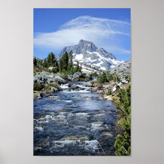 Banner Peak uit Thousand Island - Sierra Nevada Poster (Voorkant)